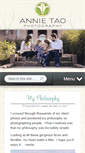 Mobile Screenshot of annietaophotography.com